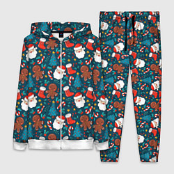 Женский 3D-костюм ПОКРЫТО НОВЫМ ГОДОМ!, цвет: 3D-белый