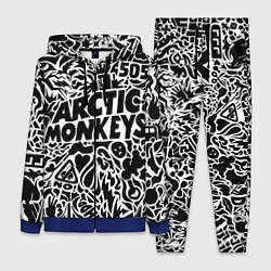 Женский 3D-костюм Arctic monkeys Pattern, цвет: 3D-синий