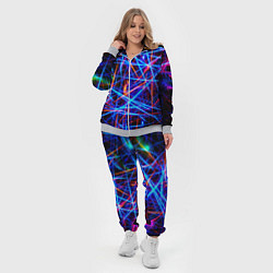 Женский 3D-костюм NEON LINES Glowing Lines Effect, цвет: 3D-меланж — фото 2