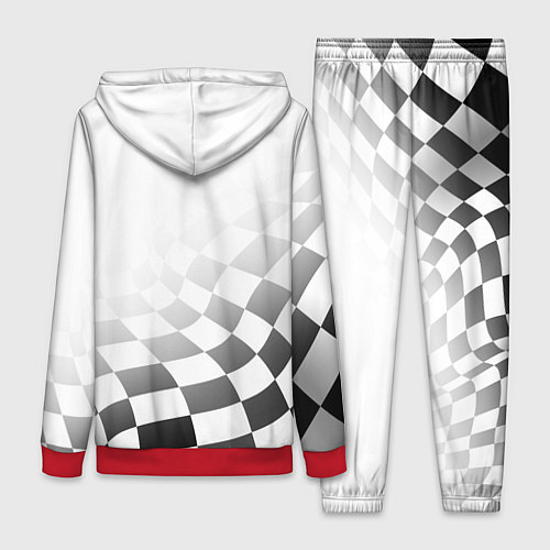 Женский костюм Subaru, Субару Спорт, Финишный флаг / 3D-Красный – фото 2