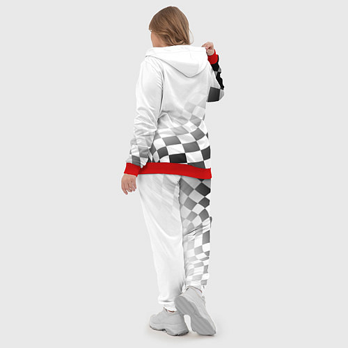 Женский костюм Subaru, Субару Спорт, Финишный флаг / 3D-Красный – фото 5