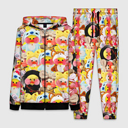 Женский 3D-костюм УТЯ УТОЧКА ЛАЛАФАНФАН ПАТТЕРН, цвет: 3D-черный