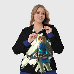 Женский 3D-костюм Линк с луком, цвет: 3D-синий — фото 2