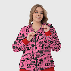 Женский 3D-костюм БДСМ - BDSM, цвет: 3D-красный — фото 2