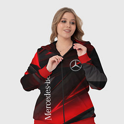 Женский 3D-костюм Mercedes-Benz Геометрия, цвет: 3D-красный — фото 2