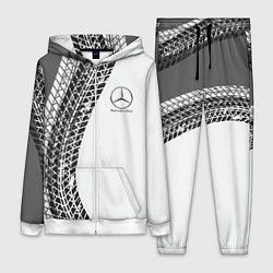 Женский 3D-костюм Mercedes-Benz дрифт, цвет: 3D-белый