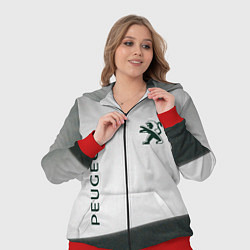 Женский 3D-костюм Peugeot 308 sport, цвет: 3D-красный — фото 2