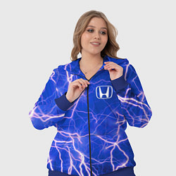 Женский 3D-костюм HONDA хонда молнии, цвет: 3D-синий — фото 2