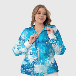 Женский 3D-костюм Спортивный камуфляж Пикси - Лагуна, цвет: 3D-белый — фото 2