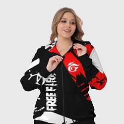 Женский 3D-костюм FREE FIRE ФРИ ФАЕР, цвет: 3D-черный — фото 2