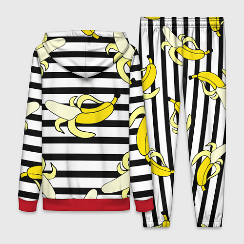 Женский костюм Banana pattern Summer / 3D-Красный – фото 2