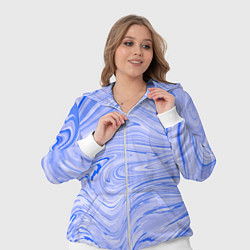 Женский 3D-костюм Abstract lavender pattern, цвет: 3D-белый — фото 2