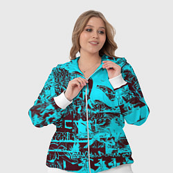 Женский 3D-костюм БИРЮЗОВАЯ ПАЛИТРА ЦВЕТА, цвет: 3D-белый — фото 2