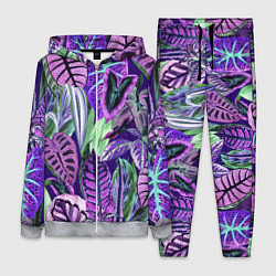 Женский 3D-костюм Цветы Яркие Тропики, цвет: 3D-меланж