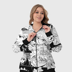 Женский 3D-костюм Hunter x Hunter pattern, цвет: 3D-черный — фото 2