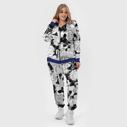 Женский 3D-костюм Магическая битва паттерн, цвет: 3D-синий — фото 2