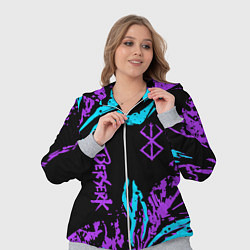 Женский 3D-костюм Berserk bleck mask neon, цвет: 3D-меланж — фото 2