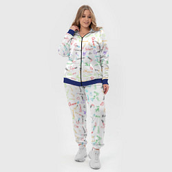 Женский 3D-костюм Слова поддержки, цвет: 3D-синий — фото 2