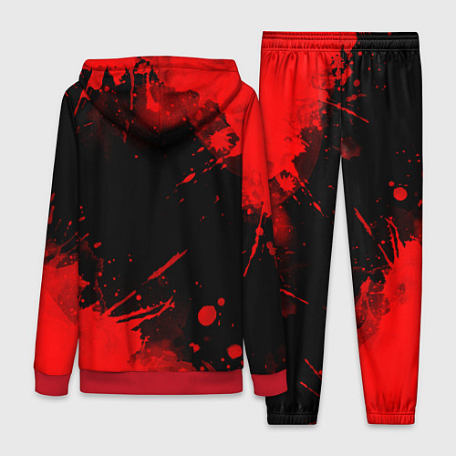 Женский костюм КЛЕЙМО ЖЕРВЫ И ЧЕРЕПА БЕРСЕРК / 3D-Красный – фото 2