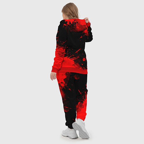 Женский костюм КЛЕЙМО ЖЕРВЫ И ЧЕРЕПА БЕРСЕРК / 3D-Красный – фото 5