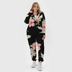 Женский 3D-костюм Летняя ночь Floral composition, цвет: 3D-черный — фото 2