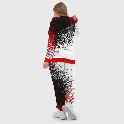 Женский костюм Ac milan краска / 3D-Красный – фото 5