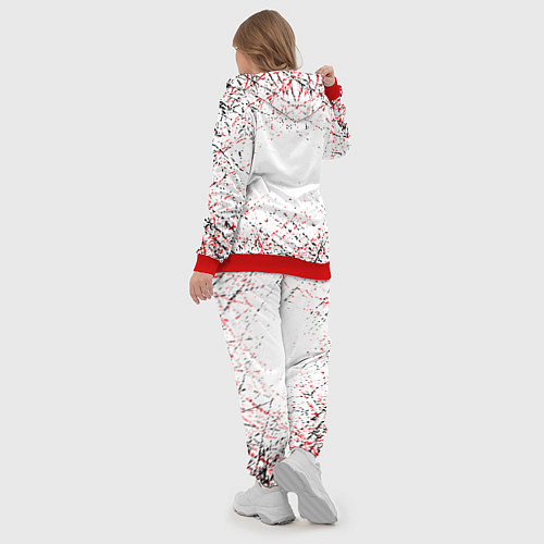 Женский костюм Ac milan logo / 3D-Красный – фото 5