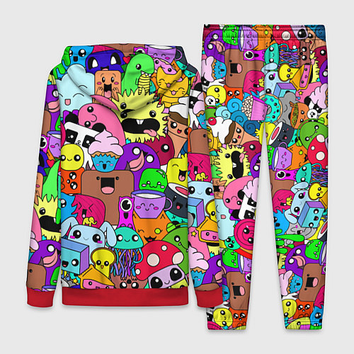 Женский костюм Монстрики Nastiprazdnik / 3D-Красный – фото 2