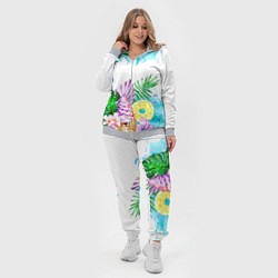 Женский 3D-костюм Тропический рай и мороженое, цвет: 3D-меланж — фото 2