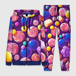 Женский 3D-костюм Сладости для радости, цвет: 3D-синий