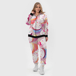 Женский 3D-костюм Много сладких капкейков, цвет: 3D-черный — фото 2