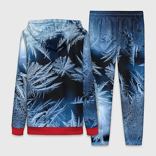 Женский костюм Морозный узор на стекле / 3D-Красный – фото 2