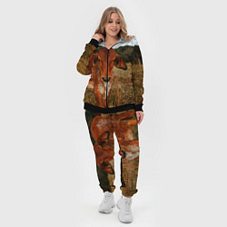 Женский 3D-костюм Коровка на поле, цвет: 3D-черный — фото 2