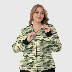 Женский 3D-костюм Камуфляж танковый мелкий, цвет: 3D-черный — фото 2