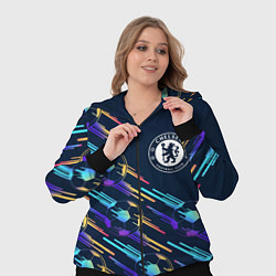 Женский 3D-костюм Chelsea градиентные мячи, цвет: 3D-черный — фото 2