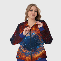 Женский 3D-костюм Космическое галактическое око, цвет: 3D-синий — фото 2