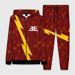 Женский 3D-костюм Imagine Dragons гитары и молния, цвет: 3D-черный