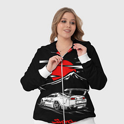 Женский 3D-костюм Тойота супра - JDM Style, цвет: 3D-белый — фото 2