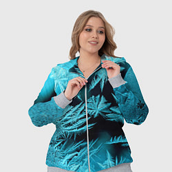 Женский 3D-костюм Голубой лед - иней, цвет: 3D-меланж — фото 2