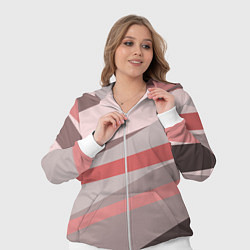 Женский 3D-костюм Розовый берег, цвет: 3D-белый — фото 2