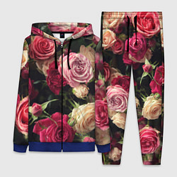 Женский костюм Нежные кустовые розы
