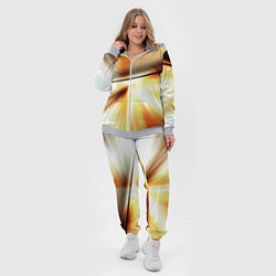 Женский 3D-костюм Абстрактные светлые лучи из тени, цвет: 3D-меланж — фото 2