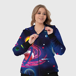 Женский 3D-костюм Вселенная, космос, цвет: 3D-черный — фото 2