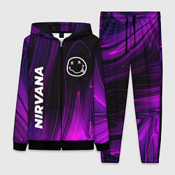 Женский 3D-костюм Nirvana violet plasma, цвет: 3D-черный