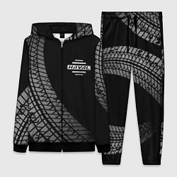 Женский 3D-костюм Haval tire tracks, цвет: 3D-черный