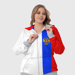 Женский 3D-костюм Цвета России - герб, цвет: 3D-меланж — фото 2