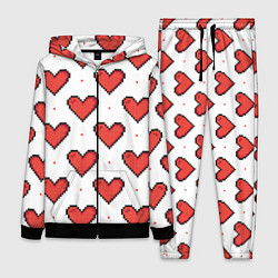Женский 3D-костюм Pixel heart, цвет: 3D-черный