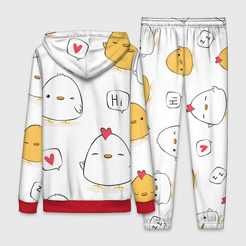 Женский костюм Привет цыпленок / 3D-Красный – фото 2