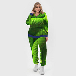Женский 3D-костюм Объемный зеленый канат, цвет: 3D-синий — фото 2
