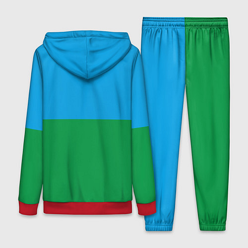 Женский костюм ВДВ - символика / 3D-Красный – фото 2